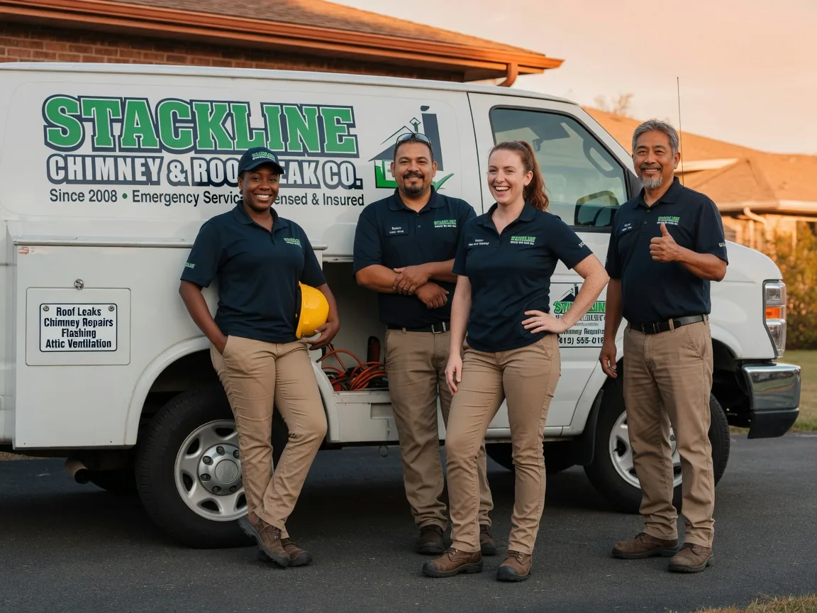 Chimney flashing repair company in Essex, VT
